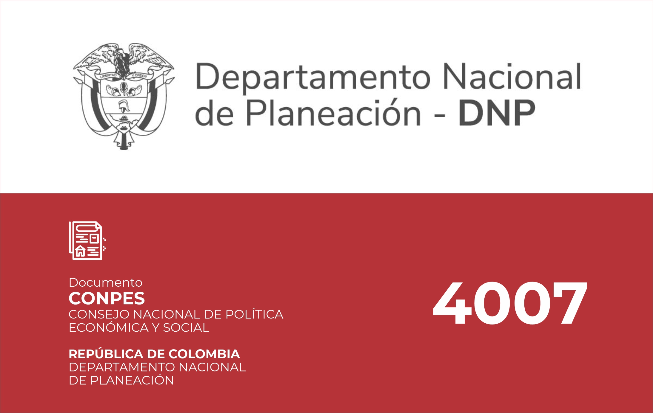 CONPES-4007